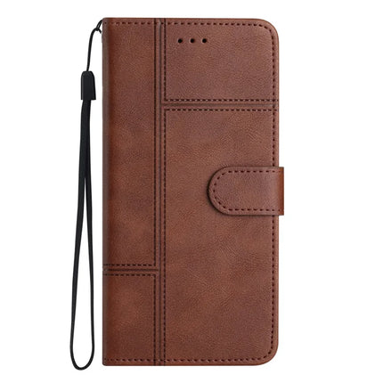 For Samsung Galaxy A26 5G Case Line Imprinted PU Leather Wallet Phone Cover