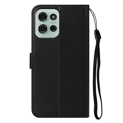 For Motorola Moto G75 5G Case with Card Holder PU Leather Flip Wallet Phone Cover