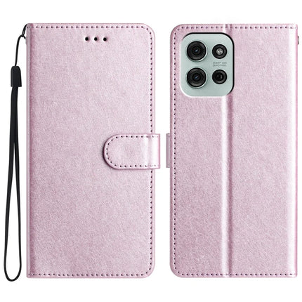 For Motorola Moto G75 5G Wallet Case Leather Folio Phone Cover Magnetic Clasp - Light Purple