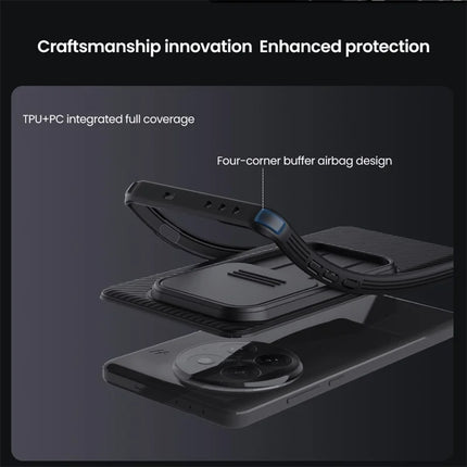 NILLKIN Camshield Pro Series for OnePlus 13 Case PC+TPU Slide Camera Lid Phone Cover