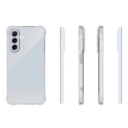 WANLONFENG WL Series for Samsung Galaxy A56 5G TPU Case 2.0mm Phone Cover with Tempered Glass Film