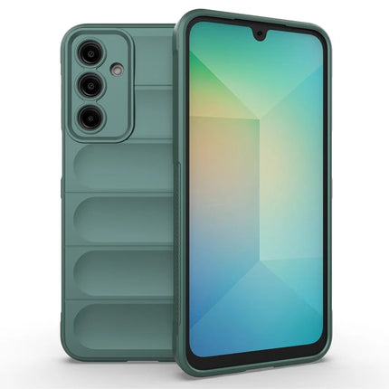 For Samsung Galaxy A36 5G Case Anti-Drop Soft TPU Rugged Phone Back Cover - Green