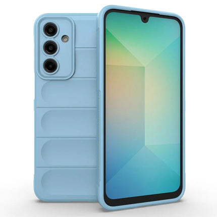 For Samsung Galaxy A36 5G Case Anti-Drop Soft TPU Rugged Phone Back Cover - Baby Blue