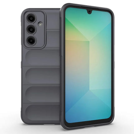 For Samsung Galaxy A36 5G Case Anti-Drop Soft TPU Rugged Phone Back Cover - Dark Grey