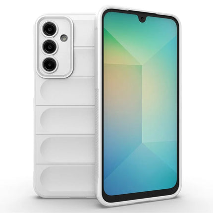 For Samsung Galaxy A36 5G Case Anti-Drop Soft TPU Rugged Phone Back Cover - White