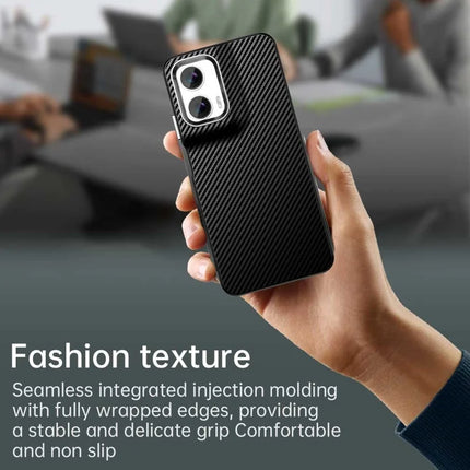 For Motorola Moto G35 5G Case Cell Phone Hybrid Back Cover Carbon Fiber Texture