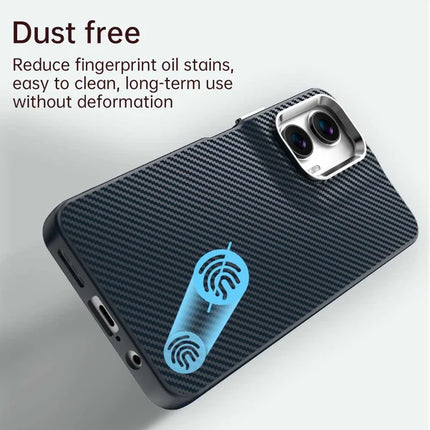 For Motorola Moto G35 5G Case Cell Phone Hybrid Back Cover Carbon Fiber Texture