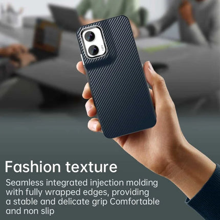 For Motorola Moto G35 5G Case Cell Phone Hybrid Back Cover Carbon Fiber Texture