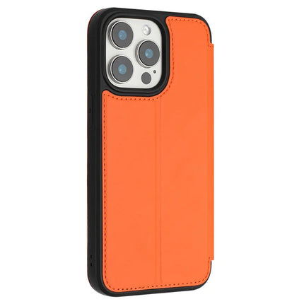For iPhone 13 Pro Max Case Magnetic Closure Card Slot Leather Flip Phone Cover