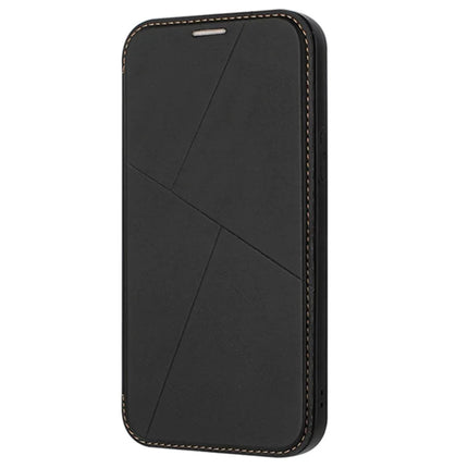 For iPhone 14 Case Magnetic Closure Card Slot Leather Flip Phone Cover