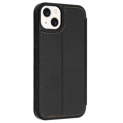 For iPhone 14 Case Magnetic Closure Card Slot Leather Flip Phone Cover