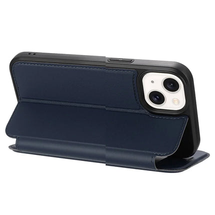 For iPhone 14 Case Magnetic Closure Card Slot Leather Flip Phone Cover