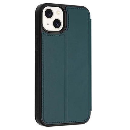 For iPhone 14 Case Magnetic Closure Card Slot Leather Flip Phone Cover