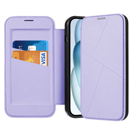 For iPhone 14 Case Magnetic Closure Card Slot Leather Flip Phone Cover
