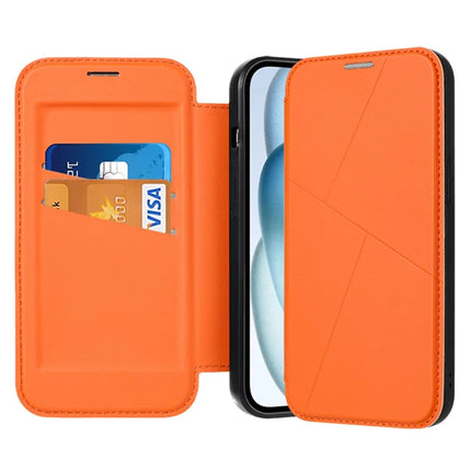 For iPhone 14 Case Magnetic Closure Card Slot Leather Flip Phone Cover