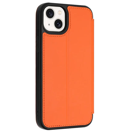 For iPhone 14 Case Magnetic Closure Card Slot Leather Flip Phone Cover