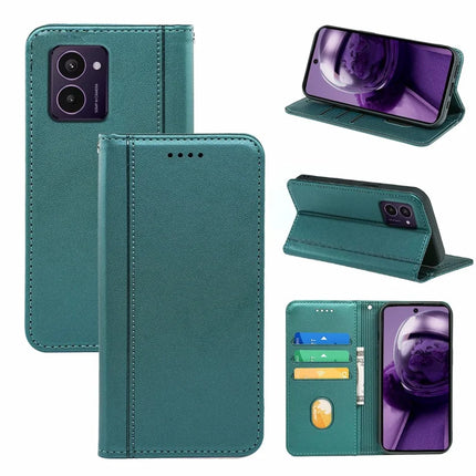 HX01 For HMD Pulse  /  Pulse+ Wallet Case Magnetic Closing PU Leather Phone Cover - Green