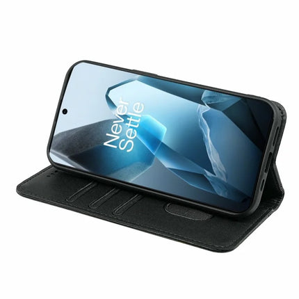 HX01 For OnePlus 13 Wallet Case Magnetic Closing PU Leather Phone Cover