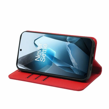 HX01 For OnePlus 13 Wallet Case Magnetic Closing PU Leather Phone Cover