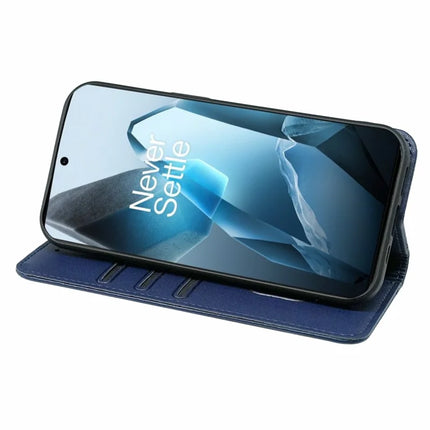 HX01 For OnePlus 13 Wallet Case Magnetic Closing PU Leather Phone Cover
