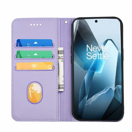HX01 For OnePlus 13 Wallet Case Magnetic Closing PU Leather Phone Cover