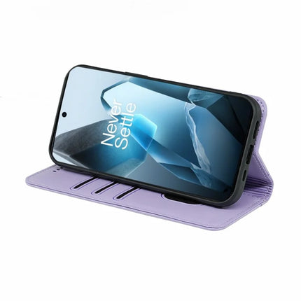 HX01 For OnePlus 13 Wallet Case Magnetic Closing PU Leather Phone Cover