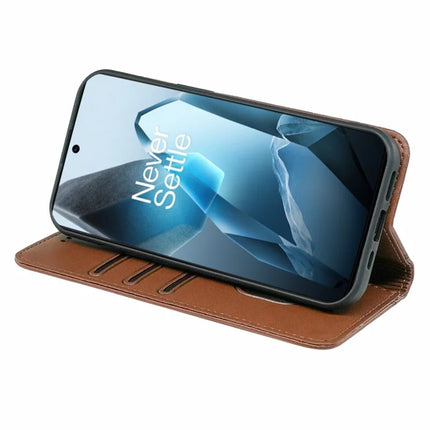HX01 For OnePlus 13 Wallet Case Magnetic Closing PU Leather Phone Cover