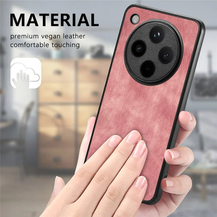 For Oppo Find X8 5G Case Retro Leather + TPU Shockproof Protective Phone Cover