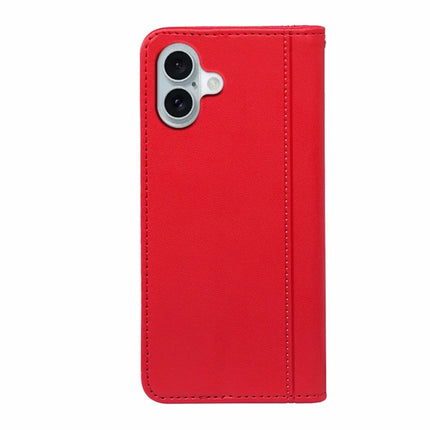 HX01 For iPhone 16 Plus Wallet Case Magnetic Closing PU Leather Phone Cover