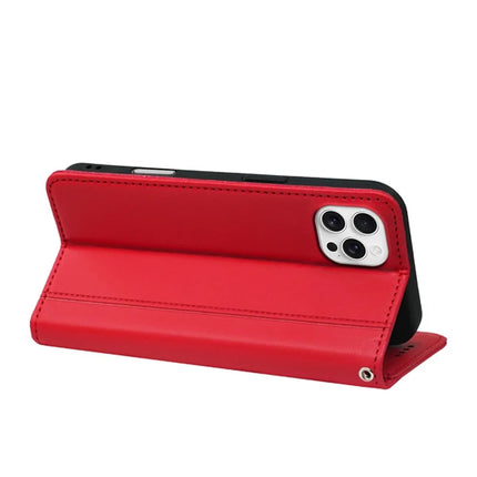 HX01 For iPhone 16 Pro Max Wallet Case Magnetic Closing PU Leather Phone Cover