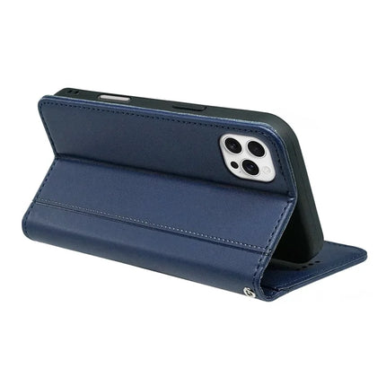 HX01 For iPhone 16 Pro Max Wallet Case Magnetic Closing PU Leather Phone Cover