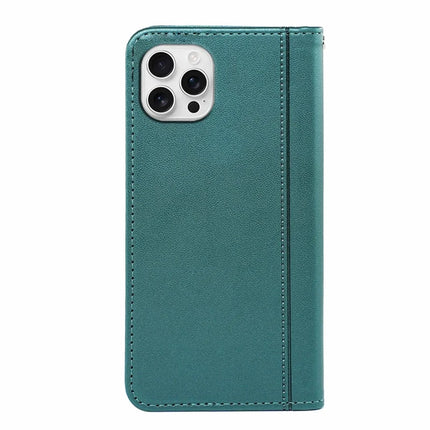 HX01 For iPhone 16 Pro Max Wallet Case Magnetic Closing PU Leather Phone Cover