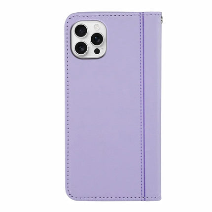 HX01 For iPhone 16 Pro Max Wallet Case Magnetic Closing PU Leather Phone Cover