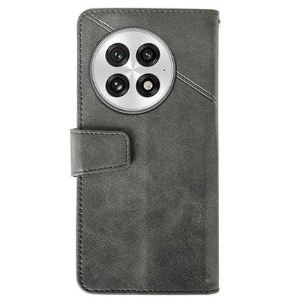 IDEWEI For OnePlus 13 Case Leather Wallet Phone Cover Stand Calf Texture