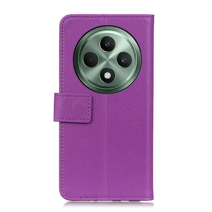 For Oppo Reno12 F 5G Case PU Leather Stand Wallet Phone Cover