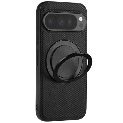 VILI TCY Series for Google Pixel 9 Magnetic Phone Case Ring Kickstand PC+TPU Back Cover