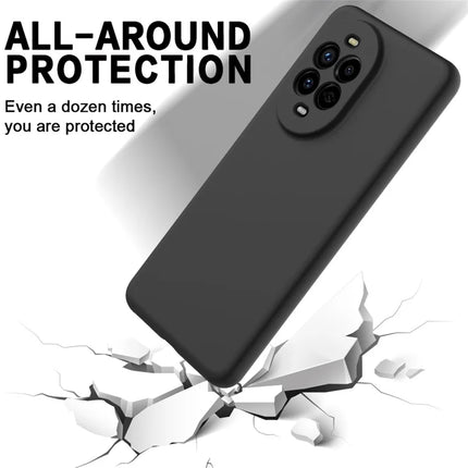 For Huawei nova 13 Pro 5G Case Liquid Silicone Phone Back Cover with Hand Strap