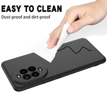 For Huawei nova 13 Pro 5G Case Liquid Silicone Phone Back Cover with Hand Strap