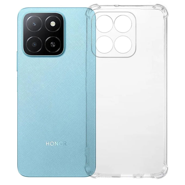 For Honor X5b Plus Clear Phone Case KALEBOL KLB-TPU001 1.5mm TPU Shockproof Phone Cover - Transparent