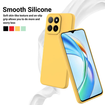 For Honor X5b Plus / Honor X5b Case Liquid Silicone Phone Back Cover with Hand Strap