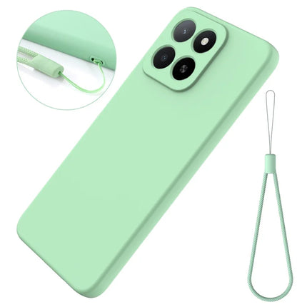 For Honor X5b Plus / Honor X5b Case Liquid Silicone Phone Back Cover with Hand Strap