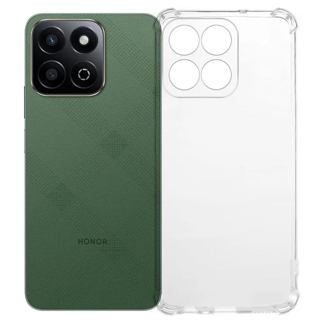 For Honor X7c 4G / Honor X7c 5G Clear Phone Case KALEBOL KLB-TPU001 1.5mm TPU Shockproof Phone Cover - Transparent