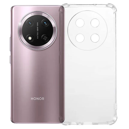For Honor Magic7 Lite 5G / X9c 5G / X60 Pro 5G Clear Phone Case KALEBOL KLB-TPU001 1.5mm TPU Shockproof Phone Cover - Transparent