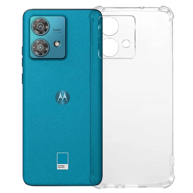For Motorola Edge 40 Neo 5G Clear Phone Case KALEBOL KLB-TPU001 1.5mm TPU Shockproof Phone Cover - Transparent