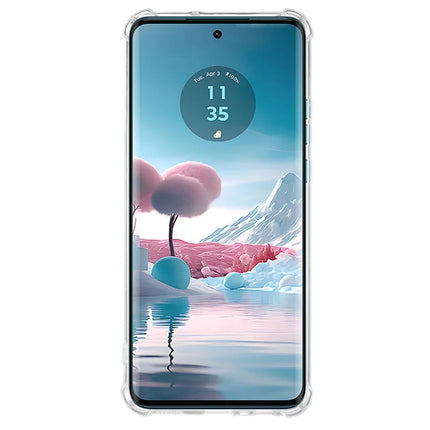 For Motorola Edge 40 Neo 5G Clear Phone Case KALEBOL KLB-TPU001 1.5mm TPU Shockproof Phone Cover