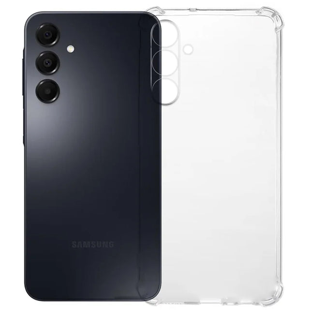 For Samsung Galaxy A16 4G / Galaxy A16 5G Clear Phone Case KALEBOL KLB-TPU001 1.5mm TPU Shockproof Phone Cover - Transparent