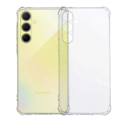 For Samsung Galaxy A26 5G Clear Phone Case KALEBOL KLB-TPU001 1.5mm TPU Shockproof Phone Cover - Transparent