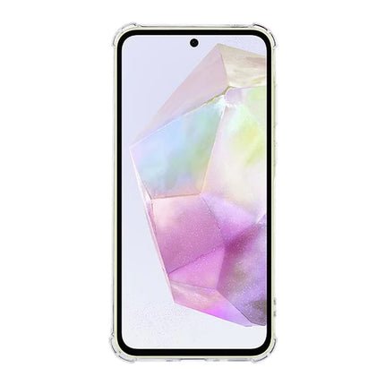 For Samsung Galaxy A56 5G Clear Phone Case KALEBOL KLB-TPU001 1.5mm TPU Shockproof Phone Cover