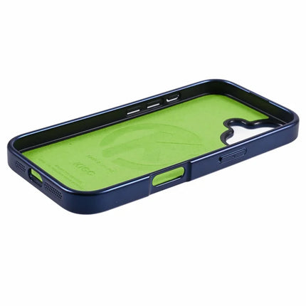 KIGC For iPhone 16 Case Compatible with MagSafe Leather+PC+TPU Phone Cover