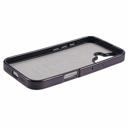 KIGC For iPhone 16 Case Compatible with MagSafe Leather+PC+TPU Phone Cover